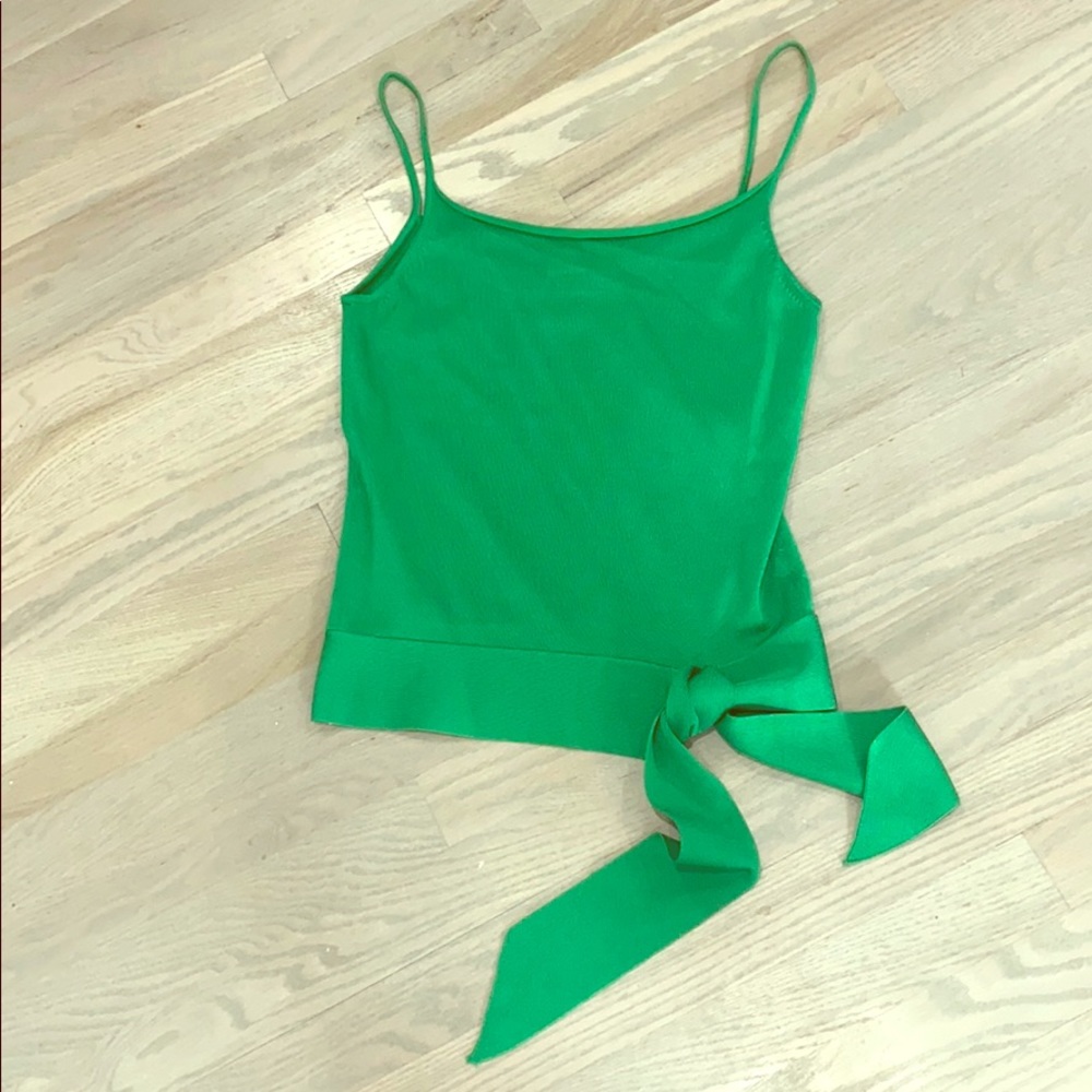 Banana Republic Green Tie Tank